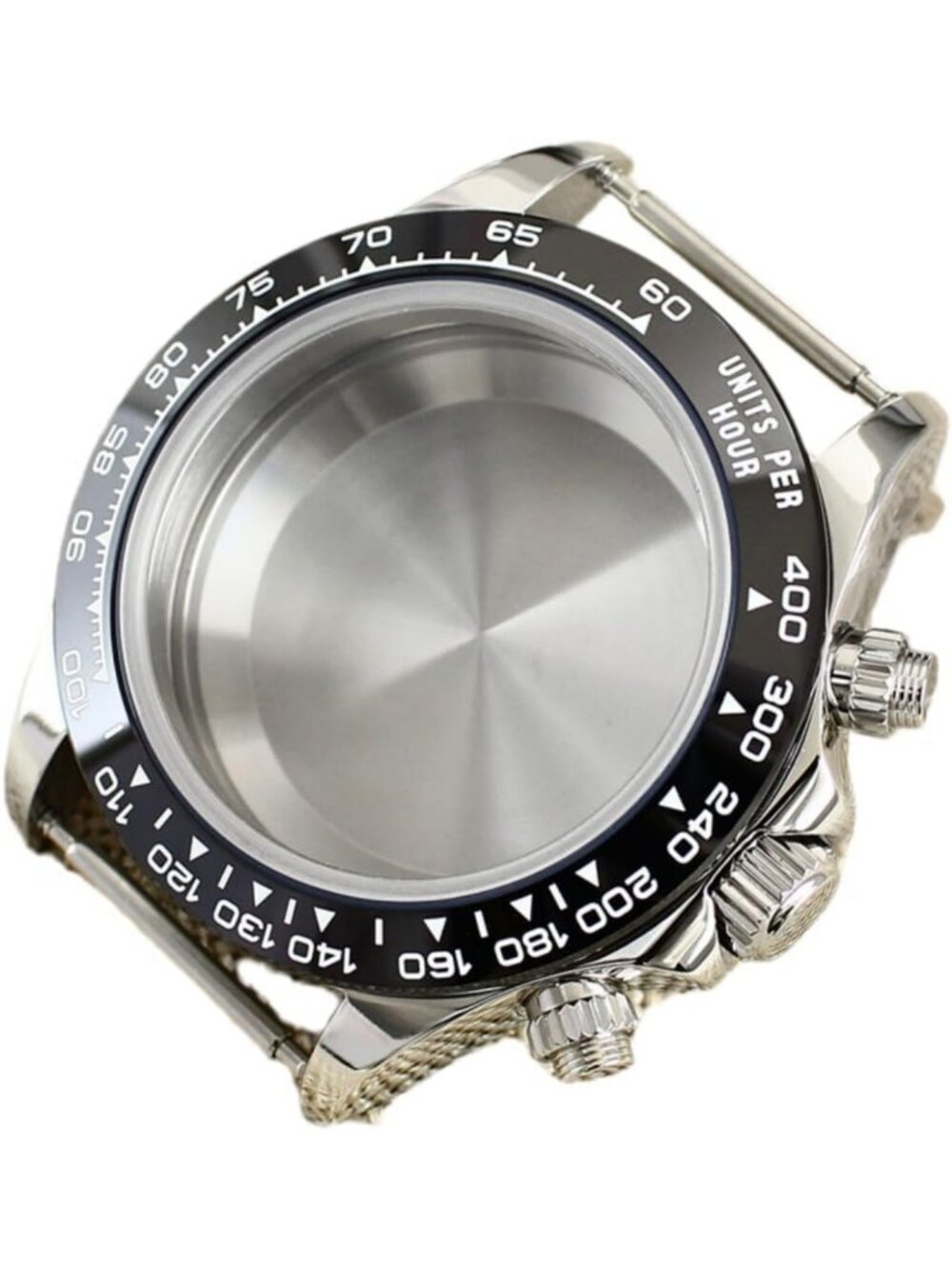 39MM Automatic Watch Assembly Kit - Steel Ceramic Bezel, Sapphire Crystal, VK63